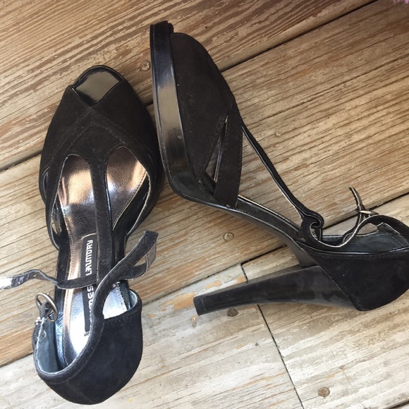 Open Toe Heels - Picture 2 of 2